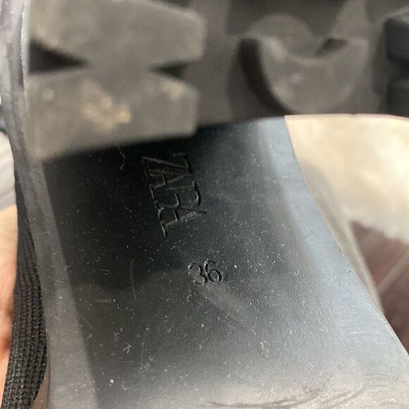 Zara black sock boots  - Picture 3 of 5
